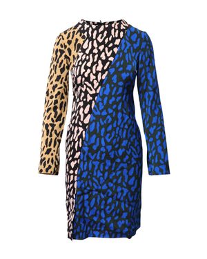 Diane von Furstenberg Belmont Shift Dress - Blue