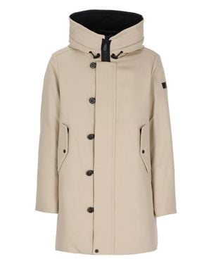 Peuterey Kasa Hooded Long Down Jacket - Natural