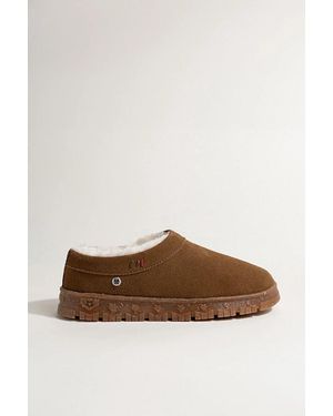 Minnetonka Neva Slides - Brown