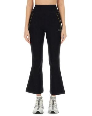 Versace Pants With Logo - Black