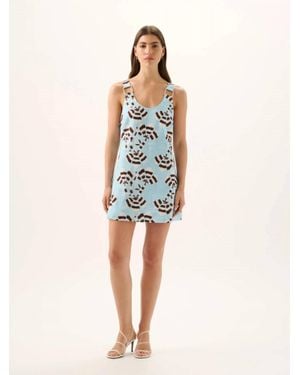 ROAME. Ariana Mini Dress - Blue