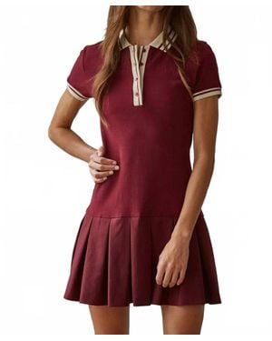 By Together Serena Button Down Dress - Red