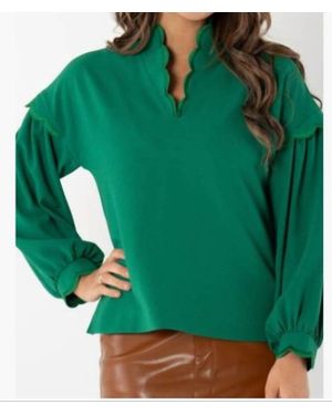 Emily Mccarthy Orchid Top - Green