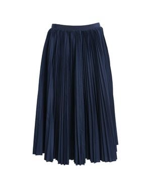 Sacai Pleated Midi Skirt - Blue