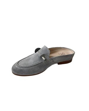 Softwaves Sarita Suede Slide - Gray