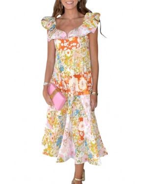 Beulahstyle Maximalist Casual Dress - White