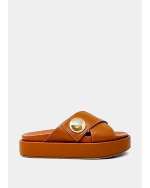 Shu Shop Katie Platform Sandal - Brown