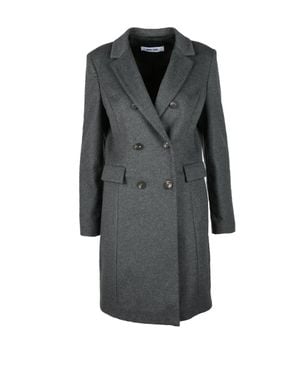 ANNIE PARIS Wool And Cashmere Coat - Gray
