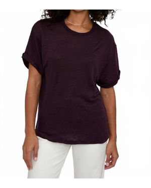 IRO Timeo Crewneck T-Shirt - Purple