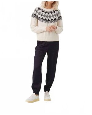 Part Two Vikala Fair-Isle Sweater - Blue