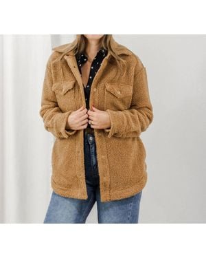 Tentree Sunday Sherpa Jacket - Brown