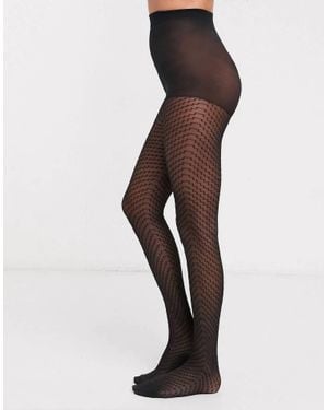 Pretty Polly Sheer Geo Tight - Black