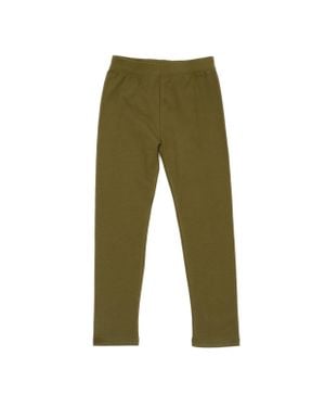 Leveret Girls Legging Boho Solid Color - Green
