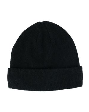 Grand Sierra Ragg Wool Fleece Lined Winter Beanie Cuff Cap - Black