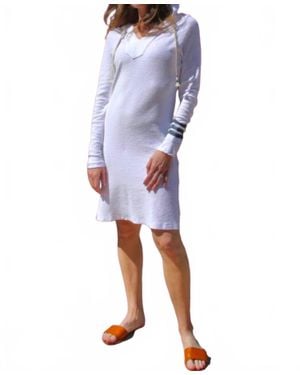 Sol Angeles Loop Terry Tunic Dress - Blue