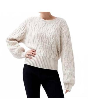 French Connection Layon Jini Sweater - White