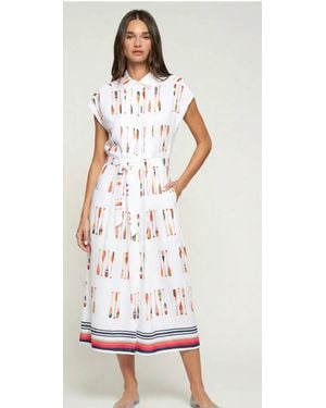 Vilagallo Remos Algodon Dress - White