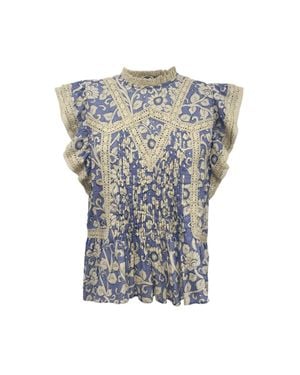 Miss June Kira Blouse - Gray