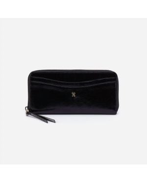 Hobo International Max Large Zip Around Wallet - Black