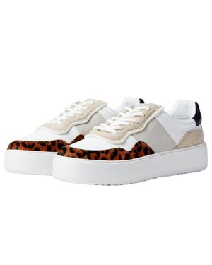GREATS Waverly Court Leopard Multi Calf Hair Wvct01Sg - White