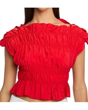 Cinq À Sept Evalina Top - Red