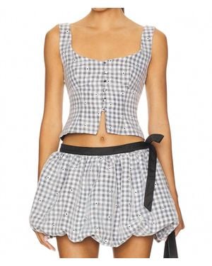 MAJORELLE Micah Top - Blue