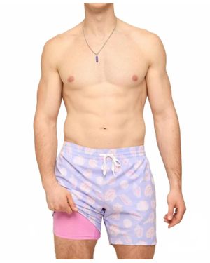 Chubbies Shell Yeahs Swim Trunks - Blue