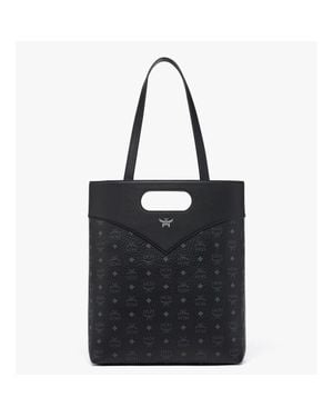 MCM Diamond Tote - Black