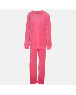 Marina Rinaldi Marina Sport By Jersey Hoodie And Sweatpants Set - Pink