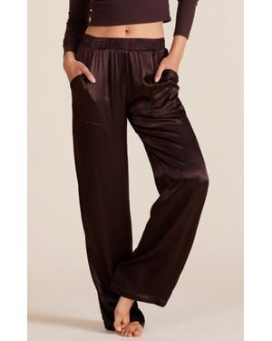 Bobi Wide Leg Painter Pant - Blue