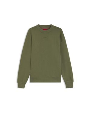 HUGO Relaxed-Fit Sweatshirt - Green