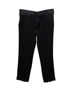 Haider Ackermann Waistband Stitch Pants - Black