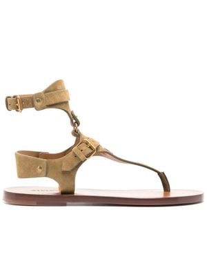 Isabel Marant Eveen Suede Sandals - Brown