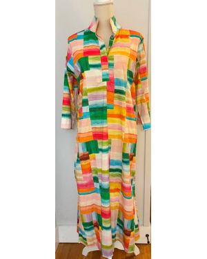 Holly Shae Design Grace 3/4 Sleeve Dress - Multicolor