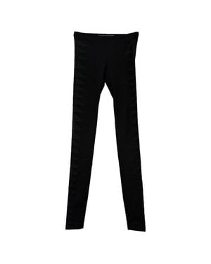 Rick Owens Patterned Skinny Leg Pants - Black