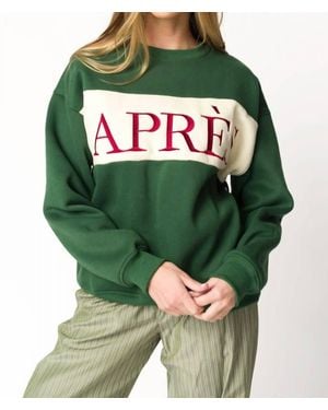 Bailey Rose Apres Crewneck Sweater - Green