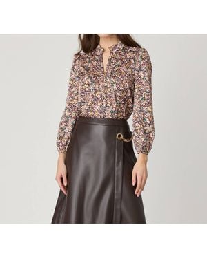 Shoshanna Desi Top - Brown