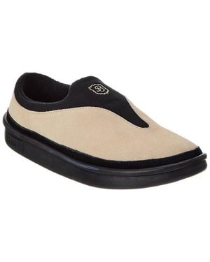Brunch Aero Suede Slipper - Black