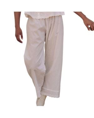 The Great The Eyelet Easy Sleep Pant - Gray
