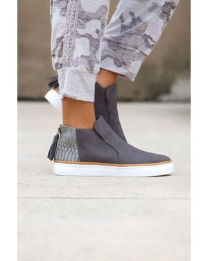 Ccocci Judith Zip-Up Sneaker - Gray