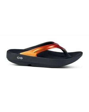 OOFOS Oolala Luxe Thong Sandal - Black