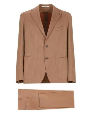 Tagliatore Wool Suit - Brown