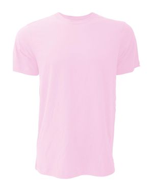 Bella Canvas Canvas Jersey Crew Neck Short Sleeve T-Shirt - Pink
