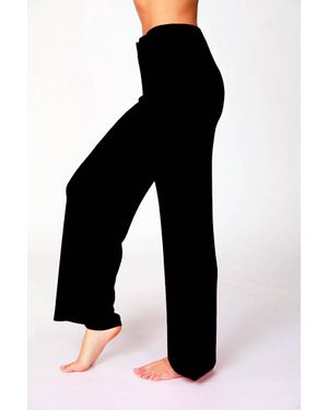French Kyss Soft Stretch Lounge Pant - Black