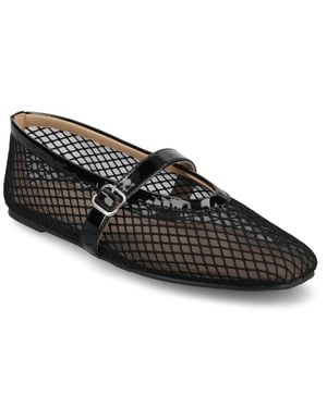 Journee Collection Apos;S Casha Mesh Dress Flats - Black