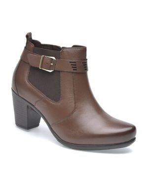 Pazstor Lambskin Boots Britany - Brown