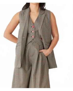 RoseVelvet Candice Vest - Gray