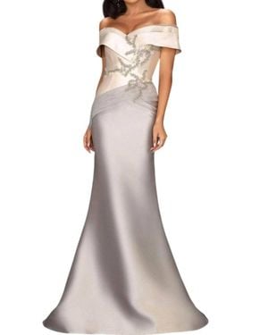 Terani Off-Shoulder Mermaid Mother Of The Bride Dress - Multicolor