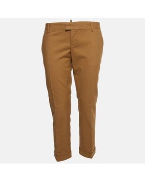 DSquared² Cotton Formal Pants - Brown