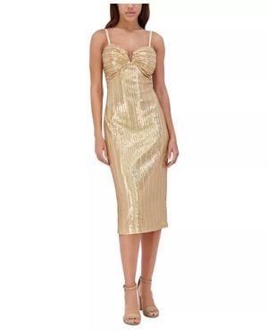 Siena Studio Sequined Midi Dress - Natural